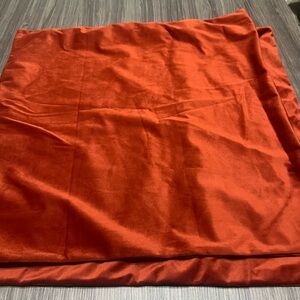 Fall Luxurious Velvet Orange Bedding